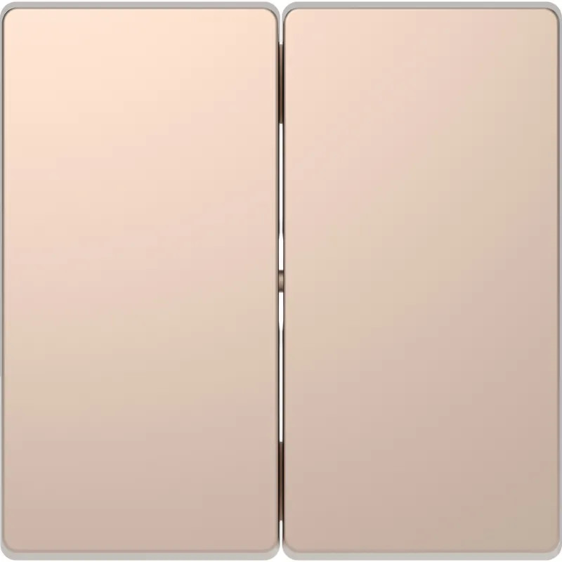 Enjoliveur double champagne - MTN3400-6051 Schneider Electric