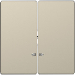 D-Life - enjoliveur pour commande double avec voyant - blanc sable - MTN3420-6033 Schneider Electric