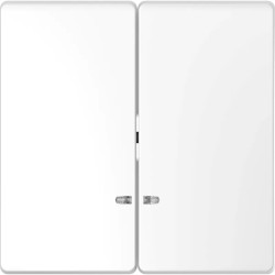 D-Life - enjoliveur pour commande double avec voyant - blanc lotus - MTN3420-6035 Schneider Electric