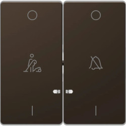 Enjo double mocca voyant+picto - MTN3429-6052 Schneider Electric