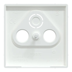 D-Life - enjoliveur pour prise télévision - blanc lotus - MTN4123-6035 Schneider Electric