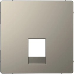 D-Life - enjoliveur pour prise RJ11/RJ12 - métal nickel - MTN4215-6050 Schneider Electric