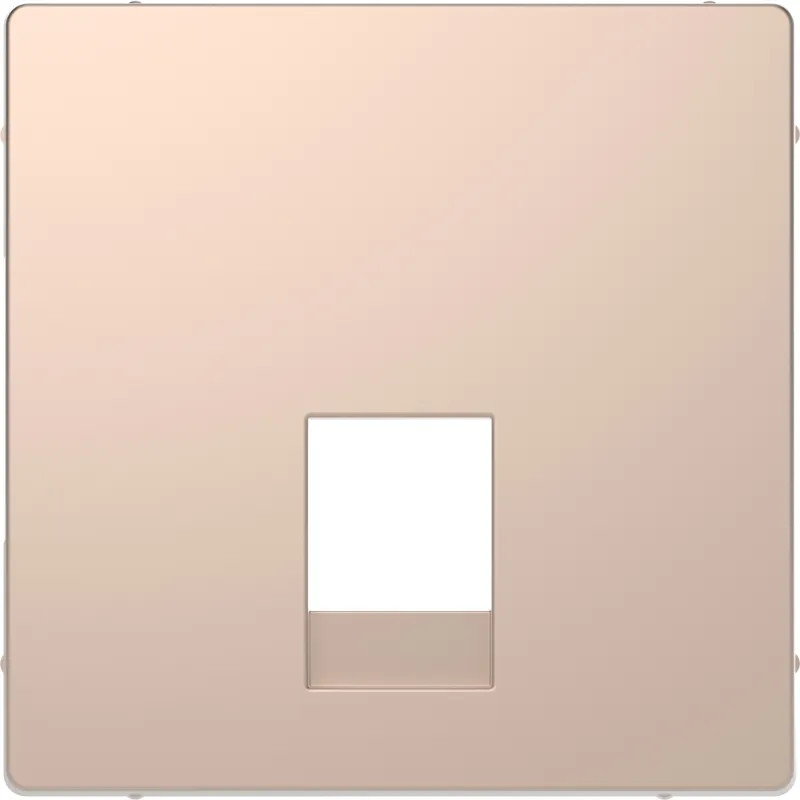 D-Life - enjoliveur pour prise RJ11/RJ12 - métal champagne - MTN4215-6051 Schneider Electric