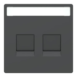 Enjo RJ45 porte-étiq anthra - MTN4564-6034 Schneider Electric