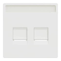 Enjo RJ45 porte-étiq b.mat - MTN4564-6037 Schneider Electric