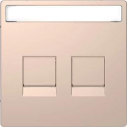 Enjo RJ45 porte-étiq champagne - MTN4564-6051 Schneider Electric