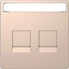 Enjo RJ45 porte-étiq champagne - MTN4564-6051 Schneider Electric