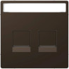 Enjo RJ45 porte-étiq mocca - MTN4564-6052 Schneider Electric