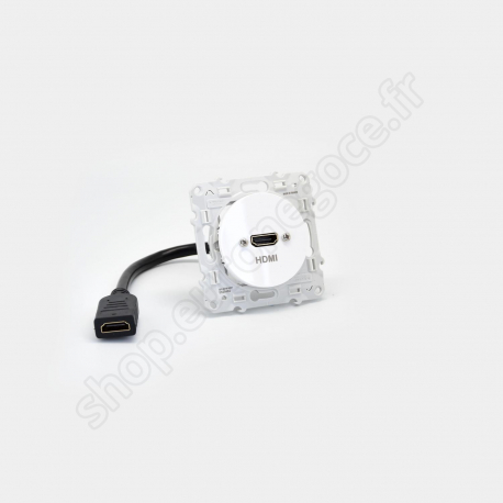 Wall outlets  - S520462 - ODACE HDMI TYPE A BLANC