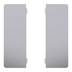 SpaceLogic KNX - D-Life - Dynamique - 2 touches médiannes - Acier - MTN6192-6036 Schneider Electric