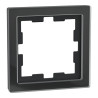 D-Life - cadre de finition - verre - noir - 1 poste - MEG4010-6503 Schneider Electric