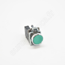 XB4BA31 - BOUTON POUSSOIR VERT AFFLEURANT