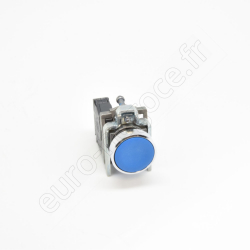 XB4BA61 - BOUTON POUSSOIR BLEU AFFLEURANT