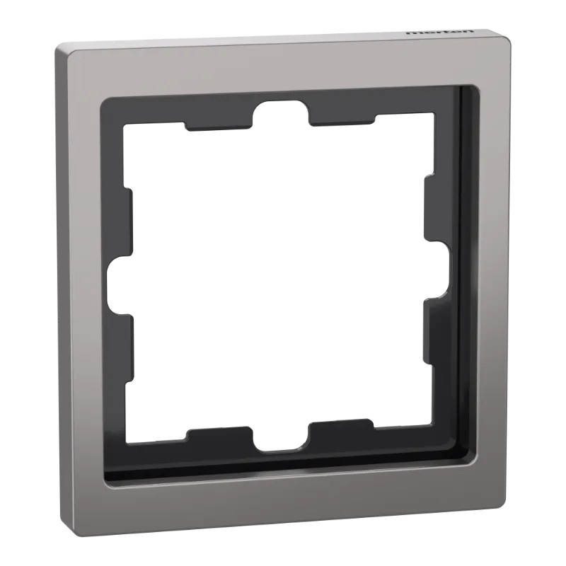 D-Life - cadre de finition - métal - nickel - 1 poste - MEG4010-6550 Schneider Electric