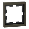D-Life - cadre de finition - métal - mocca - 1 poste - MEG4010-6552 Schneider Electric