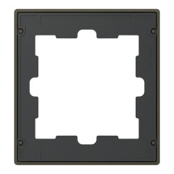 D-Life - cadre de finition - métal - mocca - 1 poste - MEG4010-6552 Schneider Electric