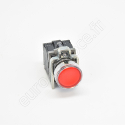 XB4BW34B5 - BOUTON POUSSOIR LUMINEUX ROUGE AFFLEURANT