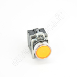 XB4BW35B5 - BOUTON POUSSOIR LUMINEUX JAUNE AFFLEURANT