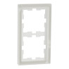 D-Life - cadre de finition - verre - blanc - 2 postes - MEG4020-6520 Schneider Electric