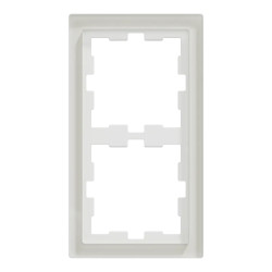 D-Life - cadre de finition - verre - blanc - 2 postes - MEG4020-6520 Schneider Electric