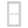 D-Life - cadre de finition - verre - blanc - 2 postes - MEG4020-6520 Schneider Electric
