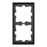 D-Life - cadre de finition - anthracite - 2 postes - MEG4020-6534 Schneider Electric