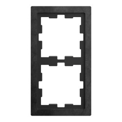 D-Life - cadre de finition - pierre - ardoise - 2 postes - MEG4020-6547 Schneider Electric