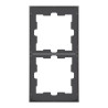 D-Life - cadre de finition - métal - nickel - 2 postes - MEG4020-6550 Schneider Electric