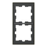 D-Life - cadre de finition - métal - mocca - 2 postes - MEG4020-6552 Schneider Electric