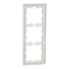 D-Life - cadre de finition - verre - blanc - 3 postes - MEG4030-6520 Schneider Electric