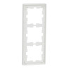 D-Life - cadre de finition - verre - blanc - 3 postes - MEG4030-6520 Schneider Electric