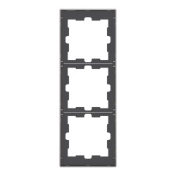 D-Life - cadre de finition - métal - nickel - 3 postes - MEG4030-6550 Schneider Electric
