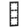 D-Life - cadre de finition - métal - mocca - 3 postes - MEG4030-6552 Schneider Electric