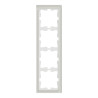 D-Life - cadre de finition - verre - blanc - 4 postes - MEG4040-6520 Schneider Electric