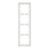 D-Life - cadre de finition - verre - blanc - 4 postes - MEG4040-6520 Schneider Electric
