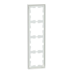 D-Life - cadre de finition - blanc lotus - 4 postes - MEG4040-6535 Schneider Electric