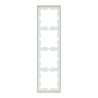 D-Life - cadre de finition - blanc lotus - 4 postes - MEG4040-6535 Schneider Electric