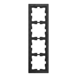 D-Life - cadre de finition - pierre - ardoise - 4 postes - MEG4040-6547 Schneider Electric