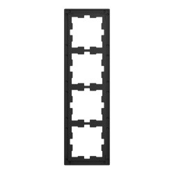 D-Life - cadre de finition - pierre - ardoise - 4 postes - MEG4040-6547 Schneider Electric