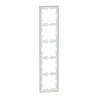D-Life - cadre de finition - blanc lotus - 5 postes - MEG4050-6535 Schneider Electric