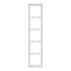 D-Life - cadre de finition - blanc lotus - 5 postes - MEG4050-6535 Schneider Electric