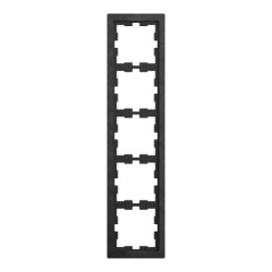 D-Life - cadre de finition - pierre - ardoise - 5 postes - MEG4050-6547 Schneider Electric