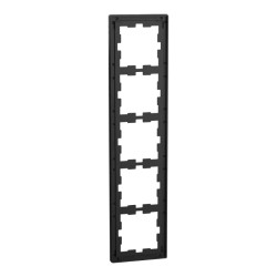 D-Life - cadre de finition - pierre - ardoise - 5 postes - MEG4050-6547 Schneider Electric