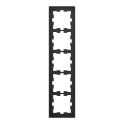 D-Life - cadre de finition - pierre - ardoise - 5 postes - MEG4050-6547 Schneider Electric