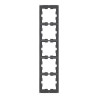D-Life - cadre de finition - métal - nickel - 5 postes - MEG4050-6550 Schneider Electric