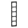 D-Life - cadre de finition - métal - mocca - 5 postes - MEG4050-6552 Schneider Electric