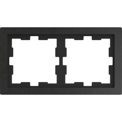 D-Life - cadre de finition - pierre - ardoise - 2 postes - MTN4020-6547 Schneider Electric