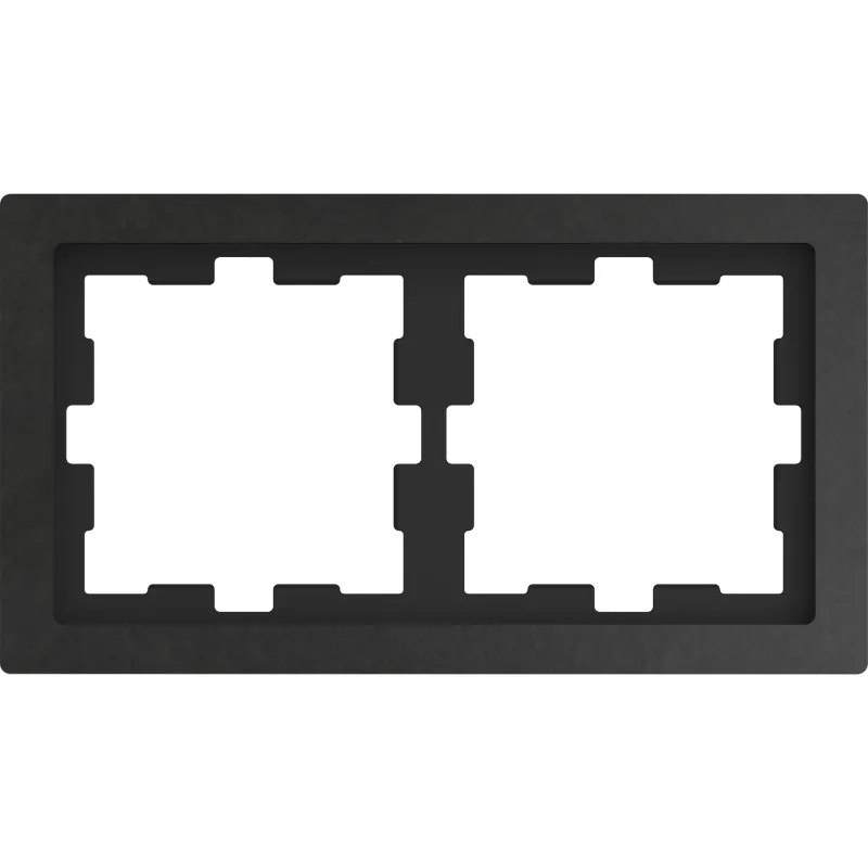 D-Life - cadre de finition - pierre - ardoise - 2 postes - MTN4020-6547 Schneider Electric