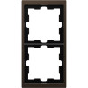 D-Life - cadre de finition - métal - mocca - 2 postes - MTN4020-6552 Schneider Electric