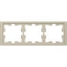 D-Life - cadre de finition - blanc sable - 3 postes - MTN4030-6533 Schneider Electric